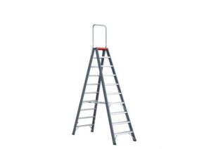 Trapladder 2-delig, 2 x 10 treden